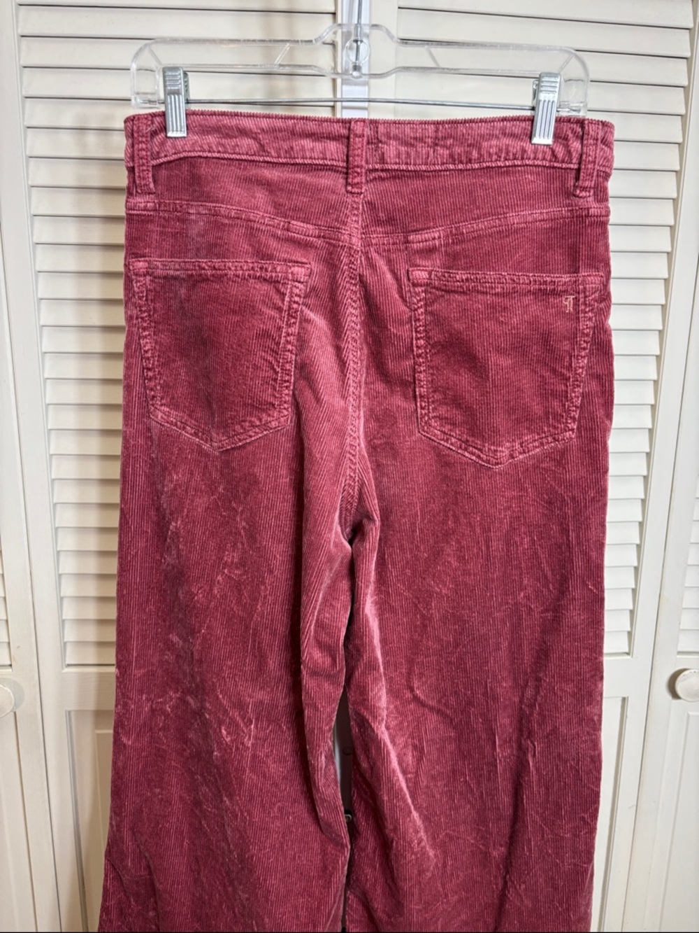 Anthropologie Pilcro Robbie Corduroy High-Rise Wide Leg Jeans by Pilcro Size 30 - Picture 10 of 14